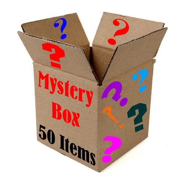 General Merchandise Mystery Box Assortment (50 New Premium items) Liquidation Sale with Products from Target, Amazon, Walmart, etc.