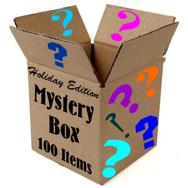 Holiday Merchandise Mystery Box Assortment (100 New Premium items) Liquidation Sale with Products from Target, Amazon, Walmart, etc.
