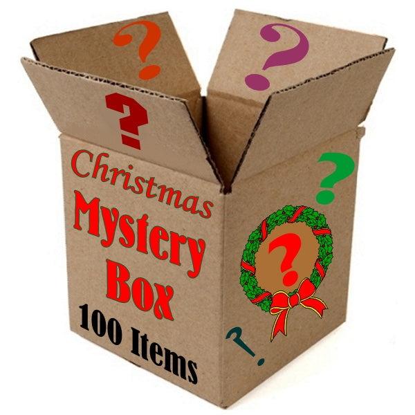 Holiday Merchandise Mystery Box Assortment (100 New Premium items) Liquidation Sale with Products from Target, Amazon, Walmart, etc.